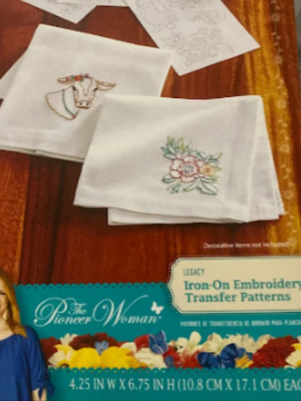 Pioneer Woman Legacy Iron On Embroidery Transfer Patterns